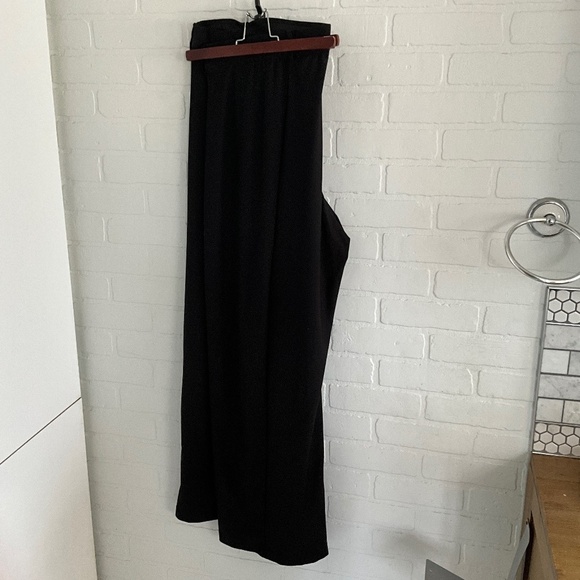 In every story Dress Pants Wide leg Black stretch High Waist Lagenlook Sz 1X - Picture 2 of 7